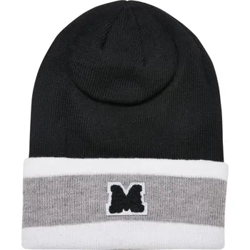 Čepice College Team Beanie - black/heathergrey/white
