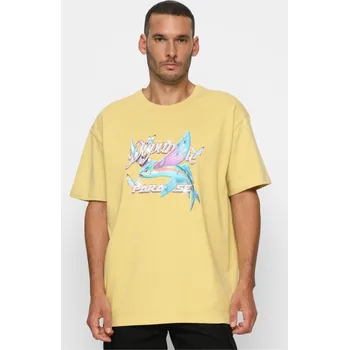 Pánské tričko Dopamine Paradise Oversize Tee - palemoss 3XL