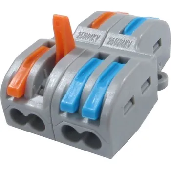 Síťový kabel Rychlospojka bezšroubová LT-422 pro kabely 0,5-4mm2