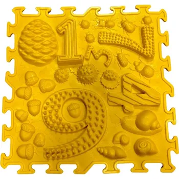 Ortonature - ortopedická podlaha Pojďme hrát matematiku 9 měkká Žlutá