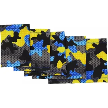 Náplast DIA-WAY Elastický návlek na ruku modro-žlutý maskáč, Obvod paže: 14 - 17 cm