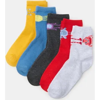 Chlapecké spodní prádlo Sinsay - Sada 5&nbsp;párů ponožek - vícebarevná - 393HH-MLC - 393HH-MLC-R34