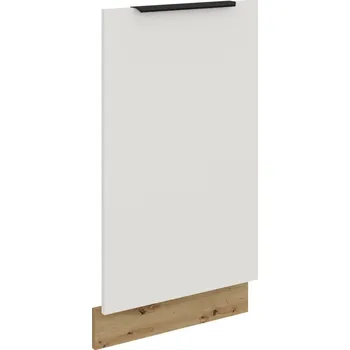 Kuchyňská skříňka Dvířka pro vestavnou myčku LUNARA - 45x72 cm, bílé / dub artisan
