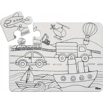 Puzzle PUZZLE PODLOŽKA S VOZIDLY FUNNY MAT STRIGO, STRIGO