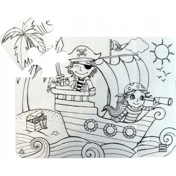 Puzzle PUZZLE OSTROV PIRÁTŮ FUNNY MAT STRIGO, STRIGO