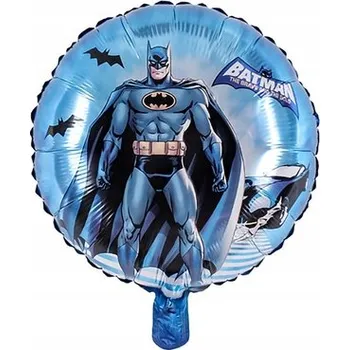Balónek Fóliový balónek Batman, kulatý 45 cm (18")