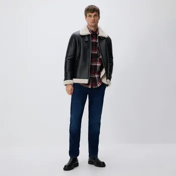 Pánské džíny Reserved - Džíny slim se sepraným efektem - tmavomodrá - 177GT-59J - 177GT-59J-30