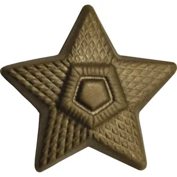 Odznak ČSLA hvězda mořená, Provedení: VELKÁ