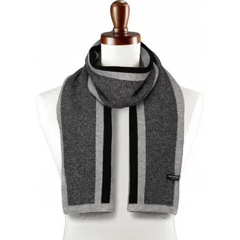 Šála Peterson šála černá 180 cm - muž