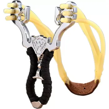 Dětská zbraň Kovový prak s trojgumou