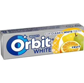 Žvýkačka Orbit White Fruit dražé 14g cena za kartonové balení (Kartonové balení : 30 ks)