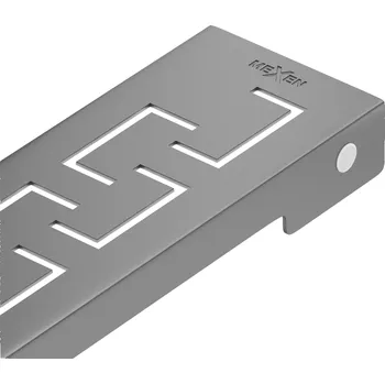 Mexen Flat M15 kryt odtokového žlabu 50 cm, kartáčovaný gun gray - 1E24050 Lineární podlahové odtoky