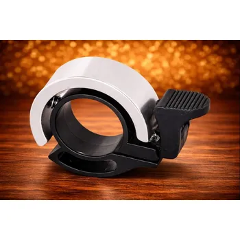 Zvonek na kolo Zvonek Nexelo neviditelný stříbrný