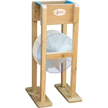 Hračka na písek Classic World Dřevěný mlýnek na písek modrý