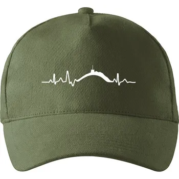 Kšiltovka Unisex kšiltovka EKG Lysá hora, Barva Khaki, Velikost 19×11 cm , Canvas Kšiltovka Bezvatriko.cz 2913