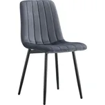 MOB Jídelní židle Tempo Kondela Rameta 1 (tmavě šedá + černá)