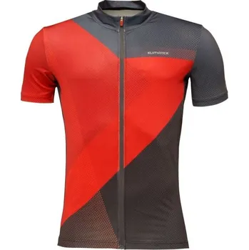 cyklistický dres Pánský cyklodres s krátkým rukávem Klimatex KOBLET 3XL Červená, Černá, Stříbrná