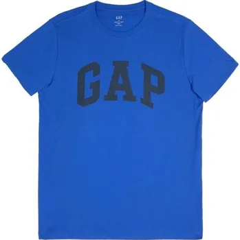 Oblečení a móda Pánské tričko GAP V-EVERYDAY SOFT BASIC LOGO T XS Modrá, Černá