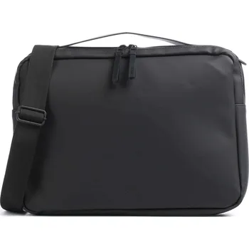 Aktovka na dokumenty Rains - Aktovka v černá, umělé vlákno, 156592 | Kabelky pro ženy & muže