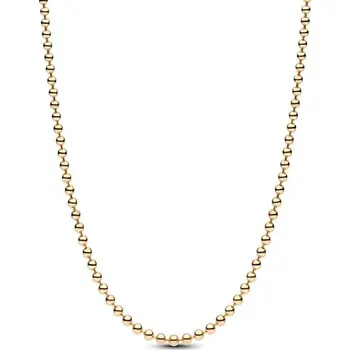 Náhrdelník Pozlacený řetízkový kuličkový náhrdelník PANDORA 50 cm 364354C00-50