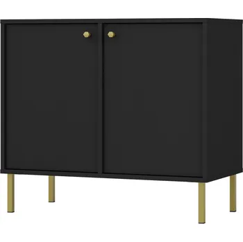 Komoda FALCO Komoda Tomila 812/2 Odstín: Černý grafit