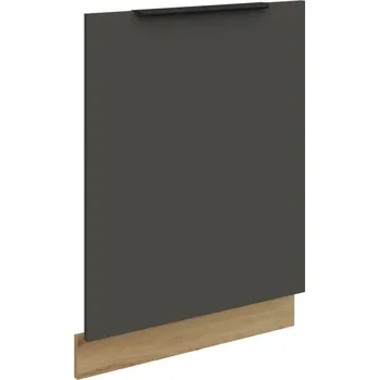 Kuchyňská skříňka Dvířka pro vestavnou myčku LUNARA - 60x72 cm, grafit / dub artisan