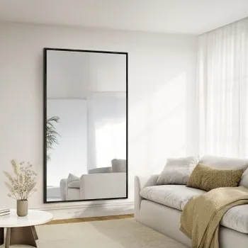 Zrcadlo Moderní velké nástěnné zrcadlo v dřevěném rámu - 2101 - barva rámu dle vašeho výběru