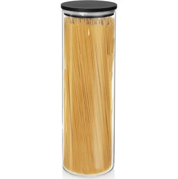 Dóza na potraviny Kuchyňská dóza na sypké potraviny, skleněná s těsněním, 1,5 l