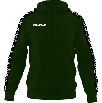 Dámská mikina GIVOVA Mikina s kapucí Givova Terry Band M – černá FIALOVÁ|ČERNÁ