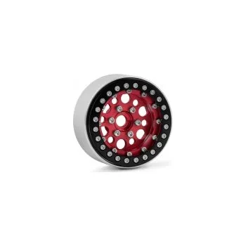 RC vybavení 1,9'' hliníkové beadlock disky pro 1:10 crawler/expedice červené (2 ks)