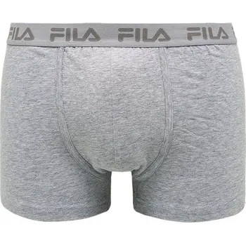 Pánské spodní prádlo FILA Fila Pánské Boxerky 3 ks, Šedé, S ŠEDÁ