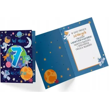 Obraz POZVÁNKA PR-330 NAROZENINY 7 CHLAPEC