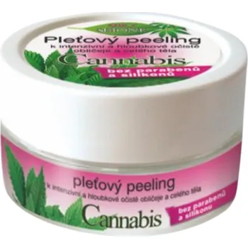 Přípravek na čištění pleti a oči Pleťový peeling CANNABIS 200 g IDDRZEX08632
