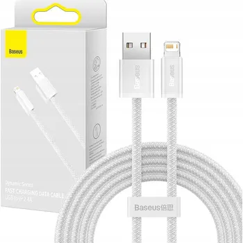 Datový kabel Kabel Baseus USB - Apple Lightning 2 m bílý