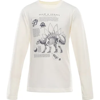 Dětské bavlněné triko ALPINE PRO Ecco 2 béžové Velikost: 164-170