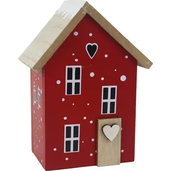 Vánoce Dekorace domeček D7447-08