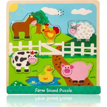 Lelin edukační vkládačka se zvuky Farma