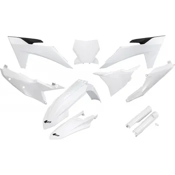 UFO sada plastů a kryty tlumičů KTM SX 125 / 250 / 300 TBI '23-'24, SX-F 250 / 350 / 450 '23-'24 (bílá)
