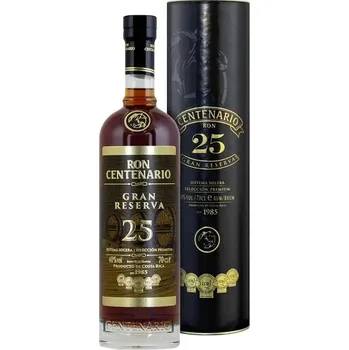 Rum Ron Centenario Gran Reserva Sistema Solera Rum 25y 40% 0,7 l (tuba)