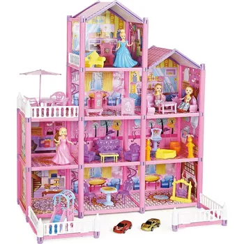 Domeček pro panenku WOOPIE mega vila – domeček pro panenky Lovely House, 194 dílů