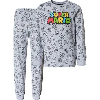 Chlapecké pyžamo PYŽAMO SUPER MARIO f UK 54914 - 232 šedé Velikost: 10