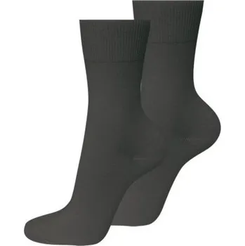 Dámské ponožky EVONA a.s. Ponožky BIO STŘÍBRO tmavě šedé Velikost: 29-30