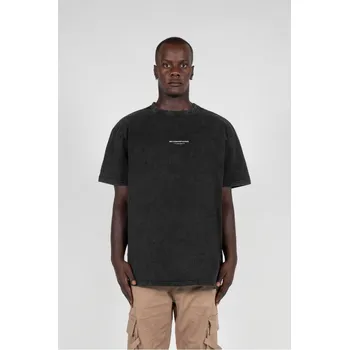 Pánské tričko METAMORPHOSE V.4 Acid Washed Heavy Oversized Tee - black 3XL