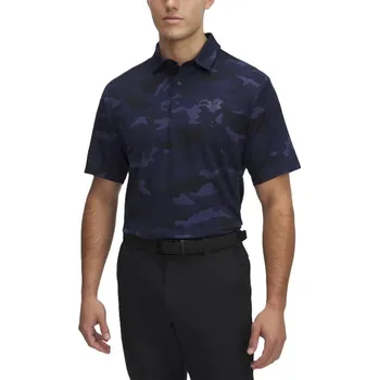 Under Armour Playoff 3.0 Printed pánské polo, modré pánské, XXL