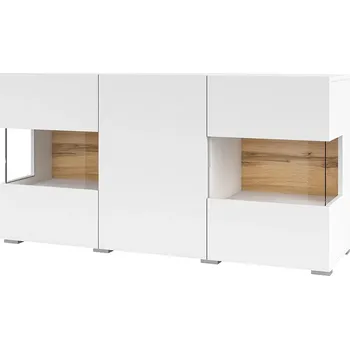 Vinotéka MOB Avernic Typ 25 (bílá + dub wotan)