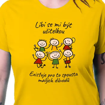 Tričko Učitelé | Tričko Líbí se mi být učitelkou