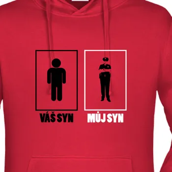 Pánská mikina Mikina Policisté | Mikina Syn policista