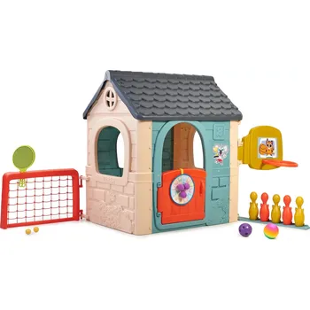 Dětský domeček Dětský domeček na hraní 6v1 s hrami