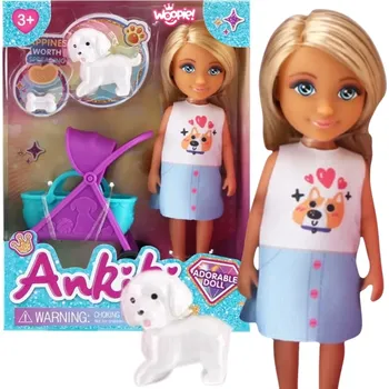 Dětské zboží Woopie Royal panenka s kočárkem a pejskem