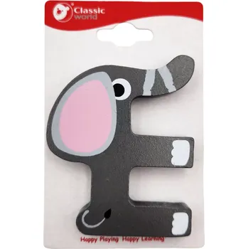 Dětské zboží Dřevěné písmeno E CLASSIC WORLD